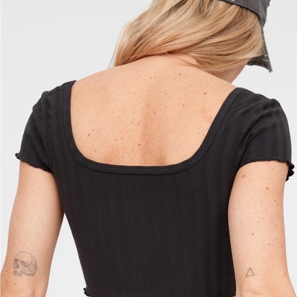 Offline by Aerie OG Groove Crop Top in Tea Rose, size Small, NWT - Picture 8 of 9